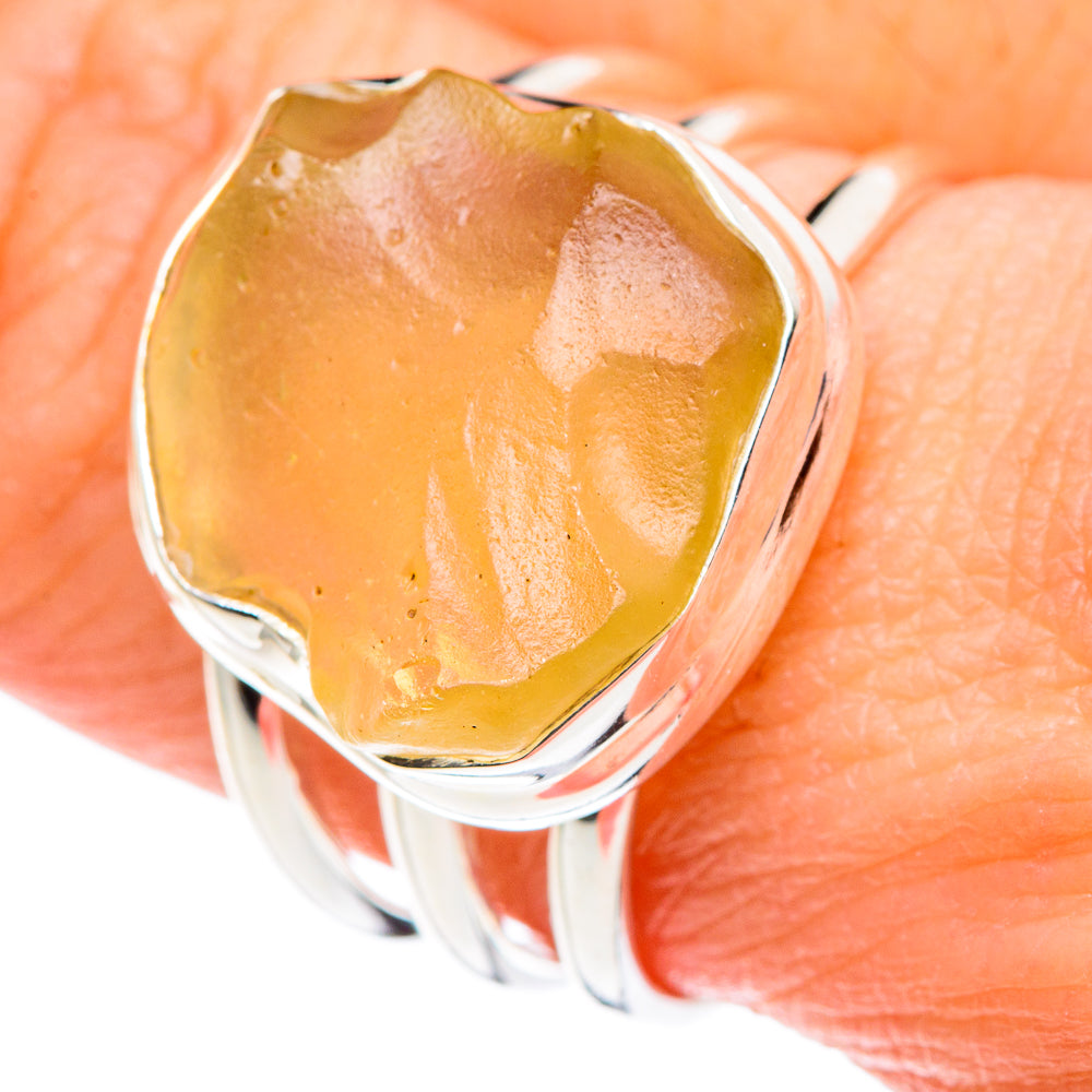Libyan Glass Rings handcrafted by Anasilvercos - RING88869