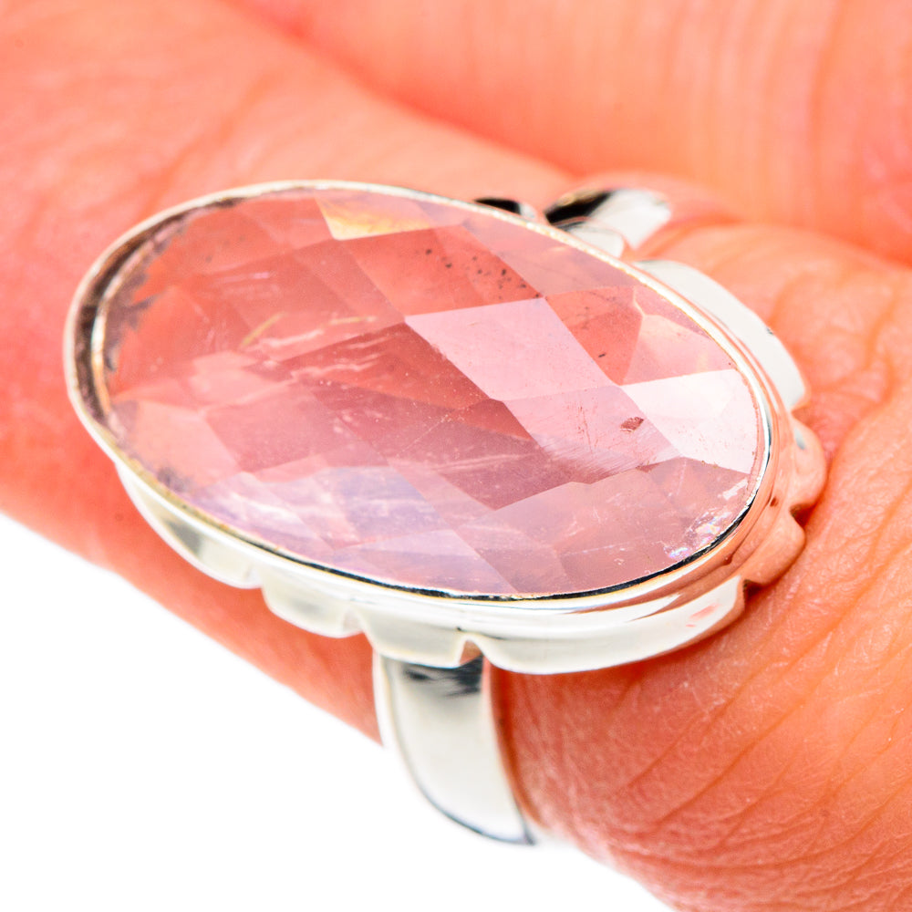 Rose Quartz Rings handcrafted by Anasilvercos - RING88870