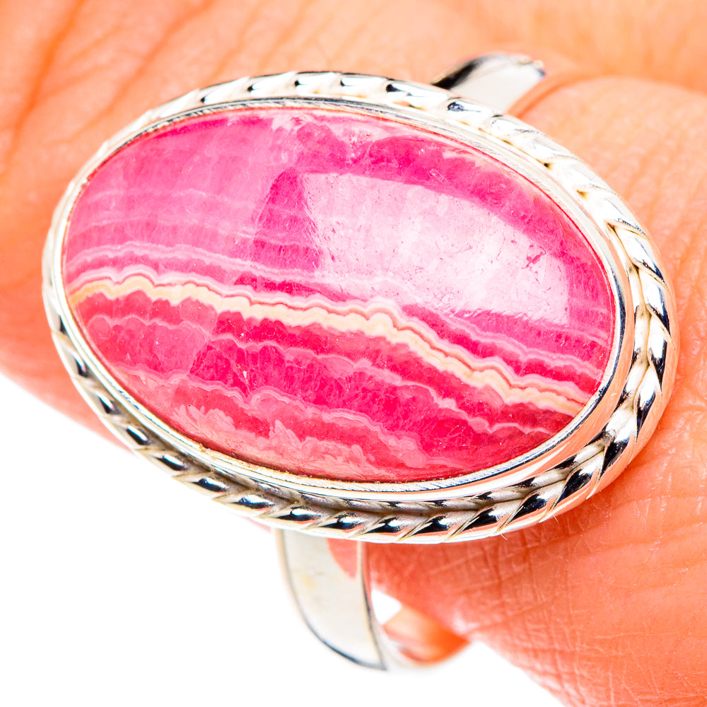 Rhodochrosite Rings handcrafted by Anasilvercos - RING88872