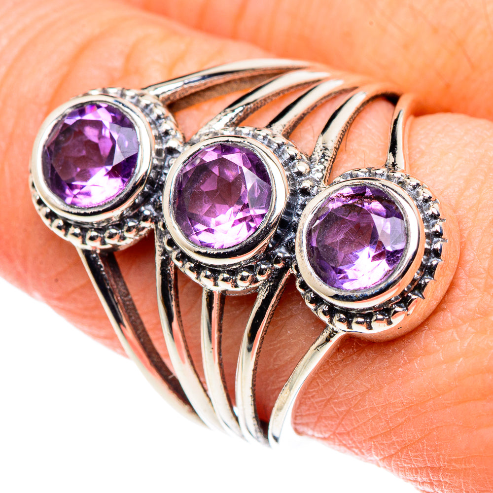 Amethyst Rings handcrafted by Anasilvercos - RING88875
