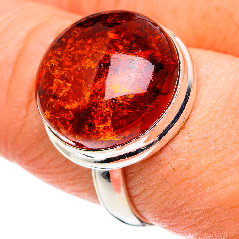 Baltic Amber Rings handcrafted by Anasilvercos - RING88932