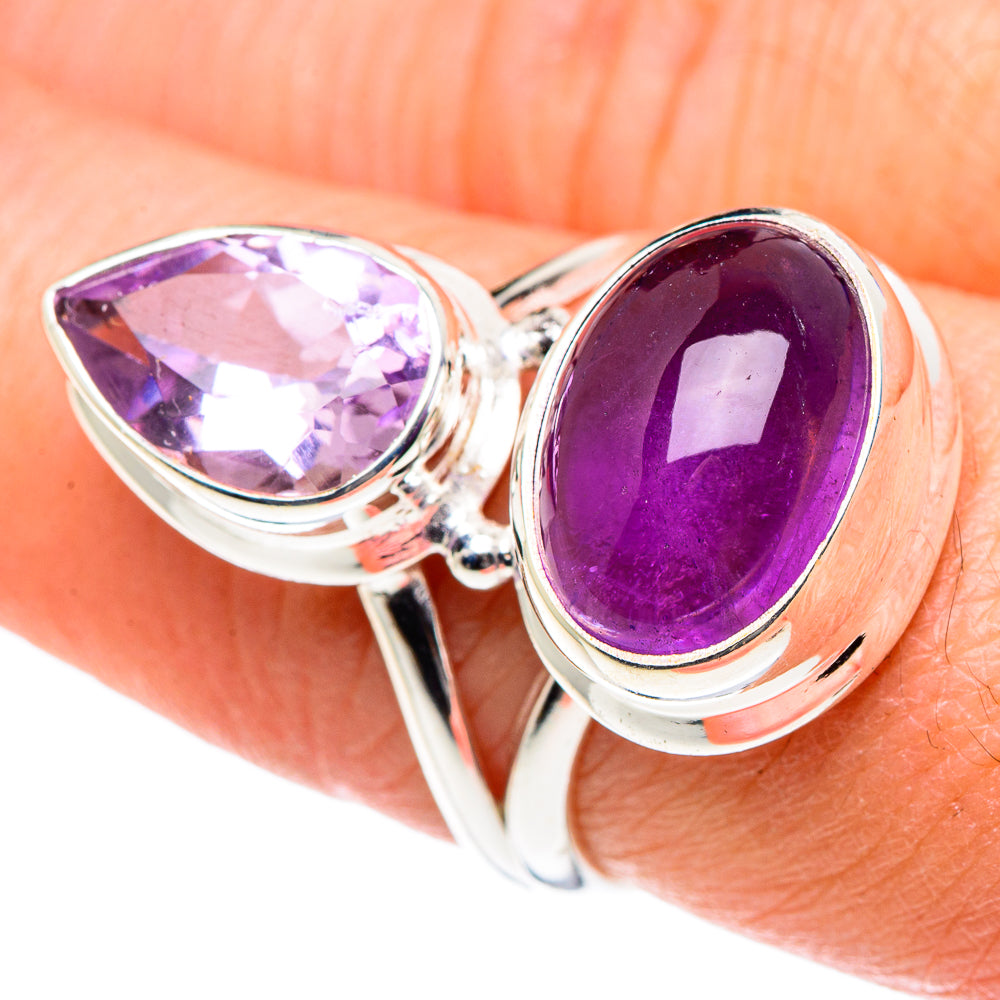 Amethyst Rings handcrafted by Anasilvercos - RING88941
