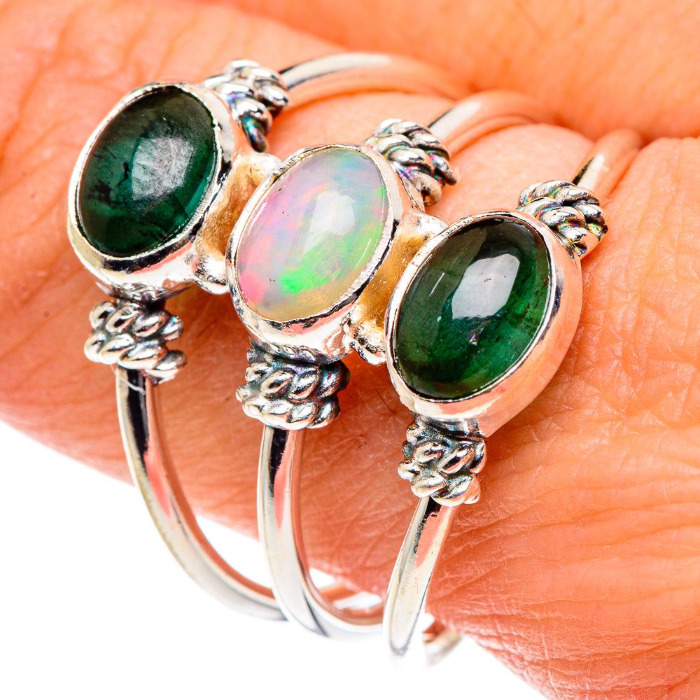 Ethiopian Opal Rings handcrafted by Anasilvercos - RING88947