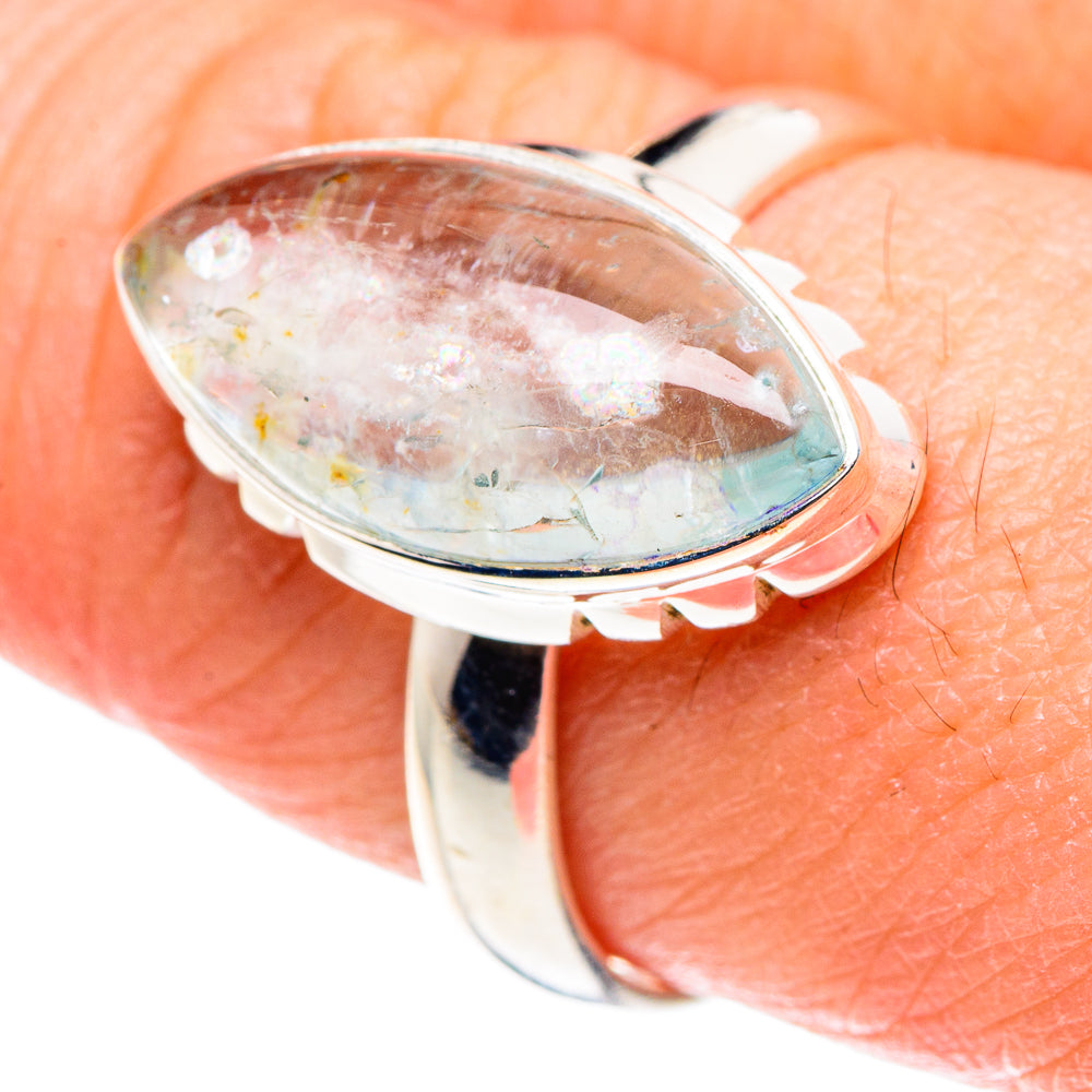 Aquamarine Rings handcrafted by Anasilvercos - RING88959