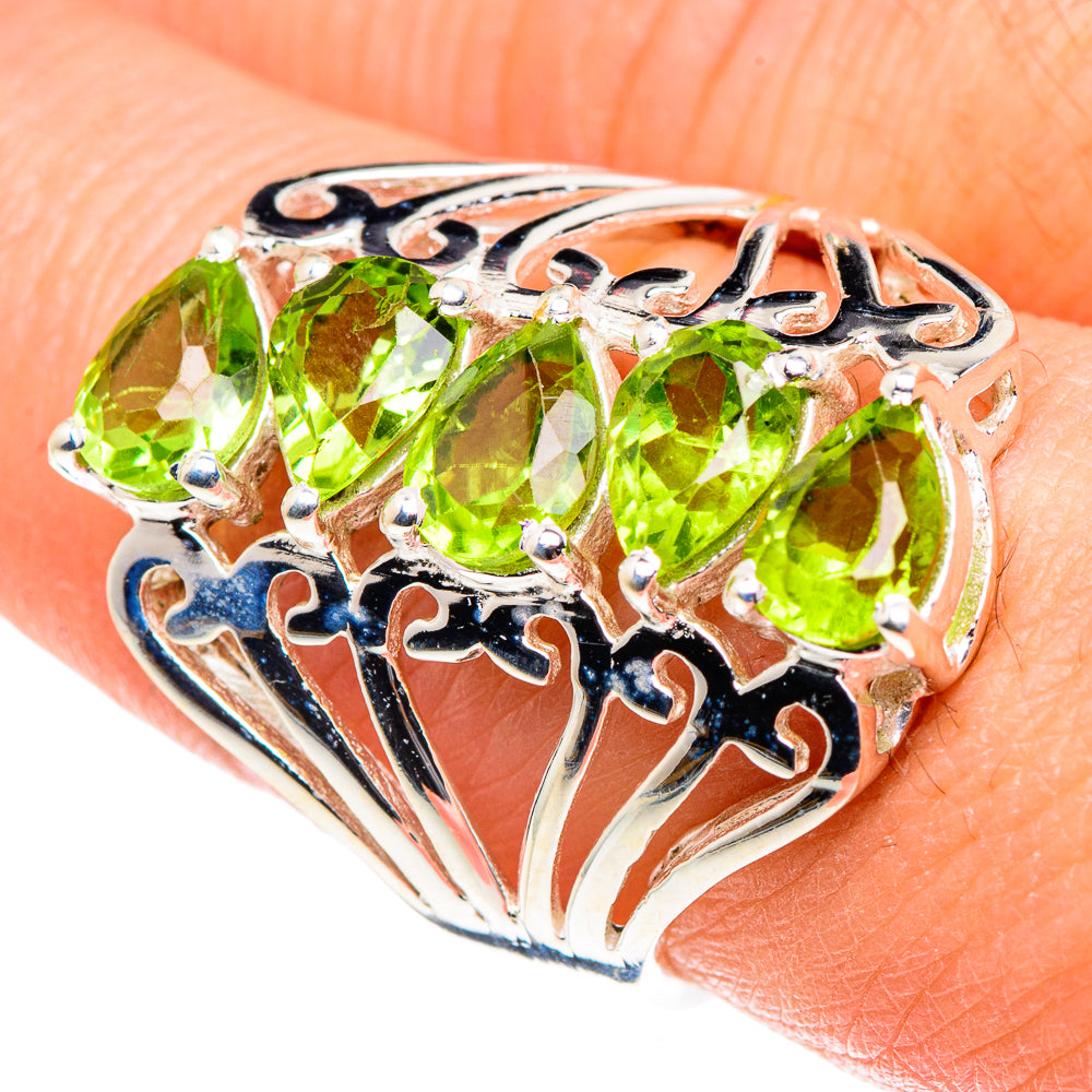Peridot Rings handcrafted by Anasilvercos - RING88962
