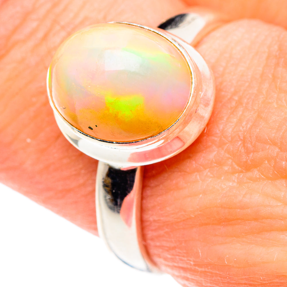 Ethiopian Opal Rings handcrafted by Anasilvercos - RING88976