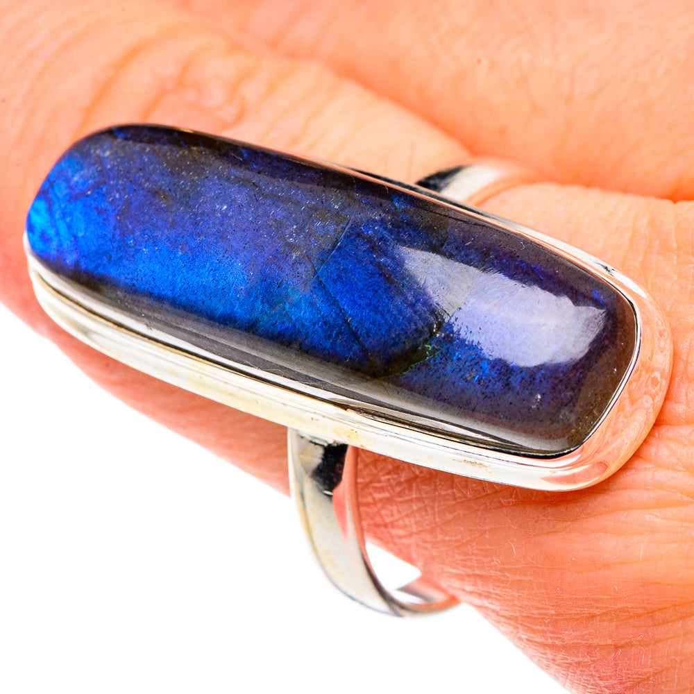 Labradorite Rings handcrafted by Anasilvercos - RING89005