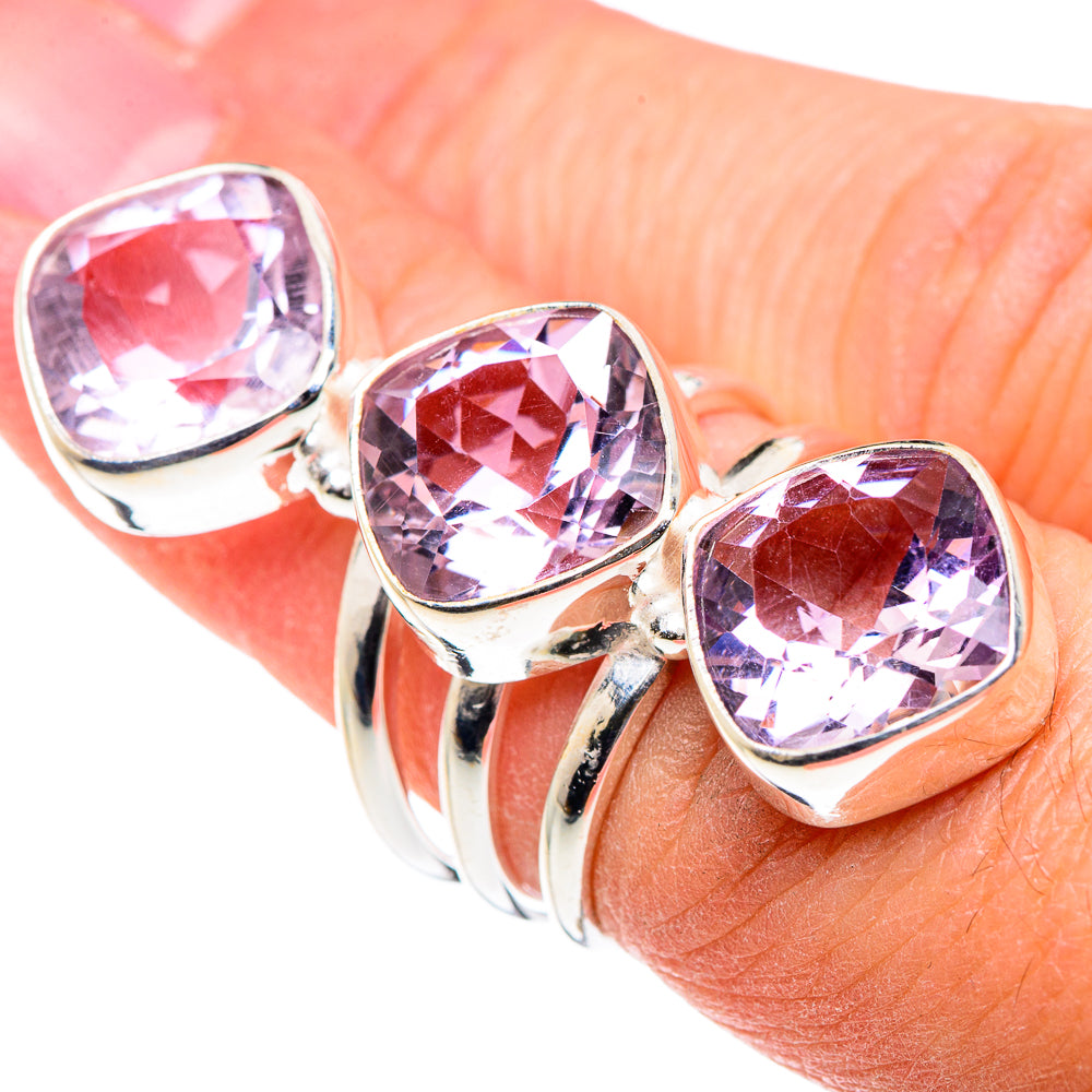 Amethyst Rings handcrafted by Anasilvercos - RING89059