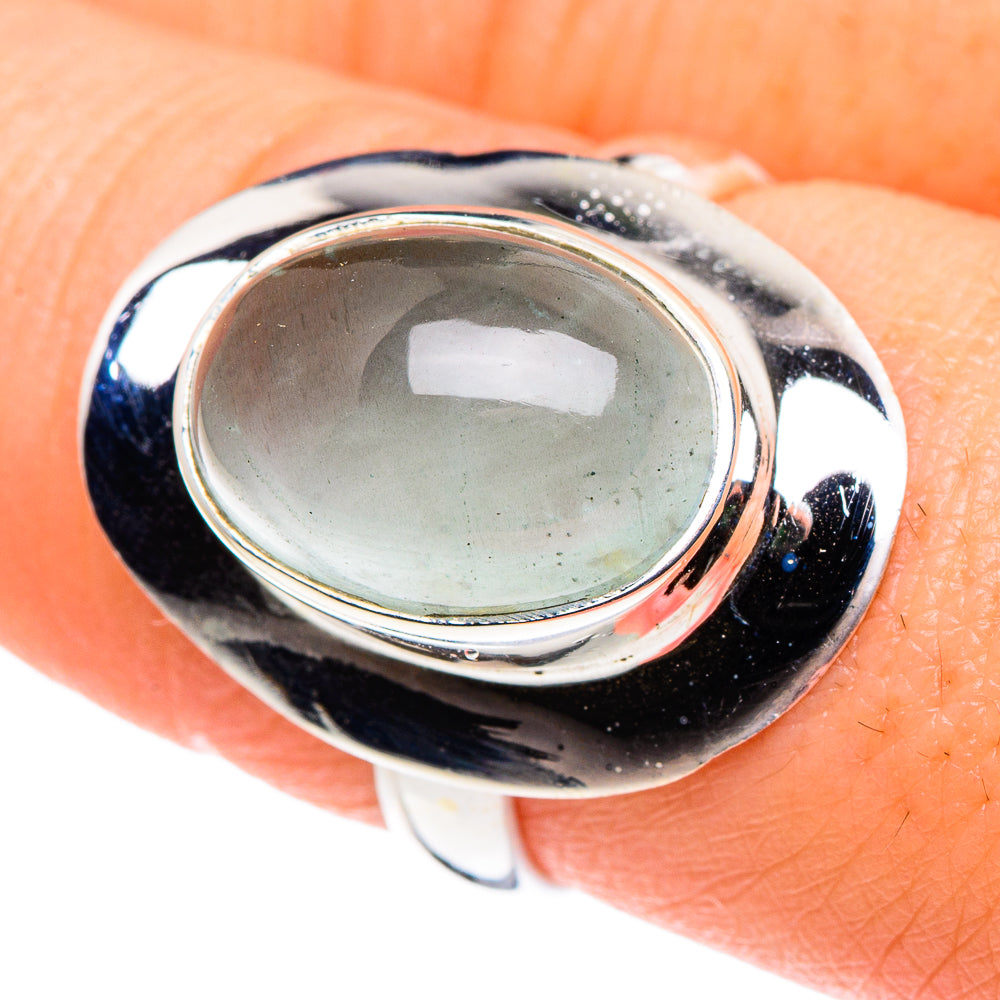 Aqua Chalcedony Rings handcrafted by Anasilvercos - RING89066