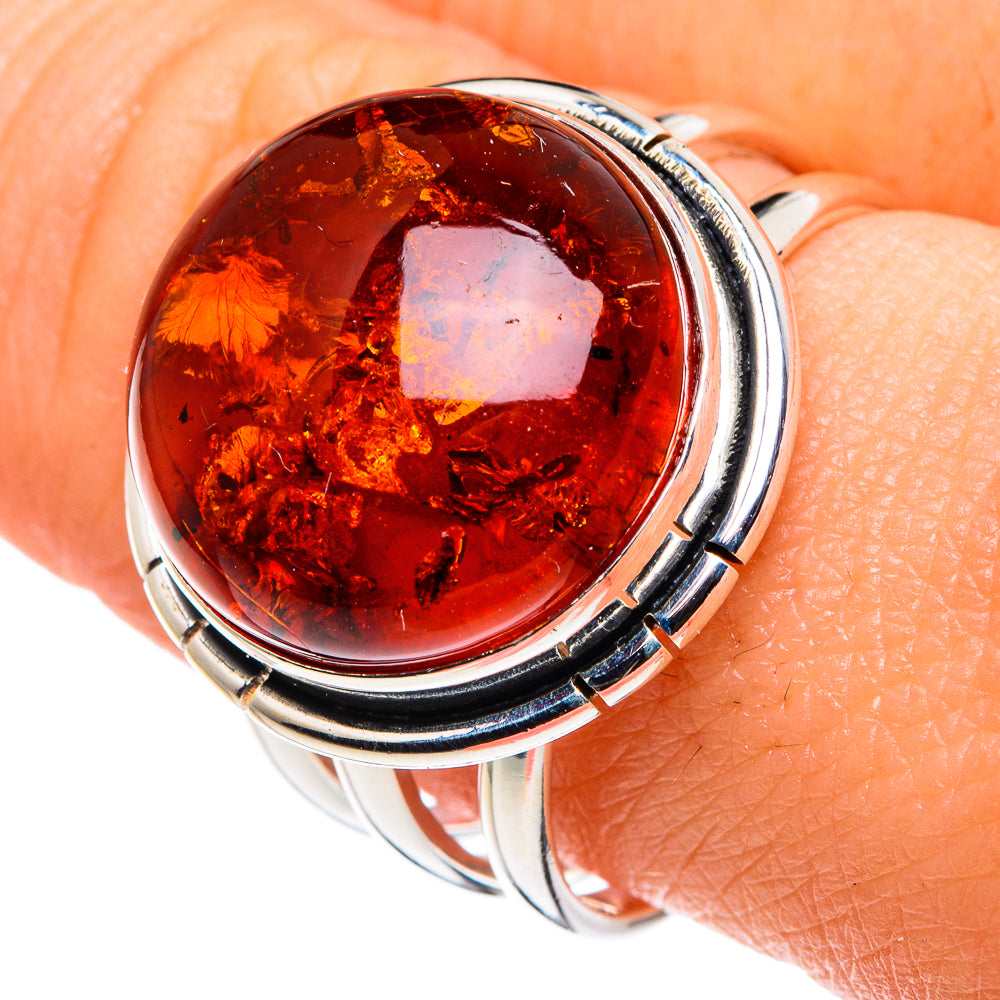 Baltic Amber Rings handcrafted by Anasilvercos - RING89079