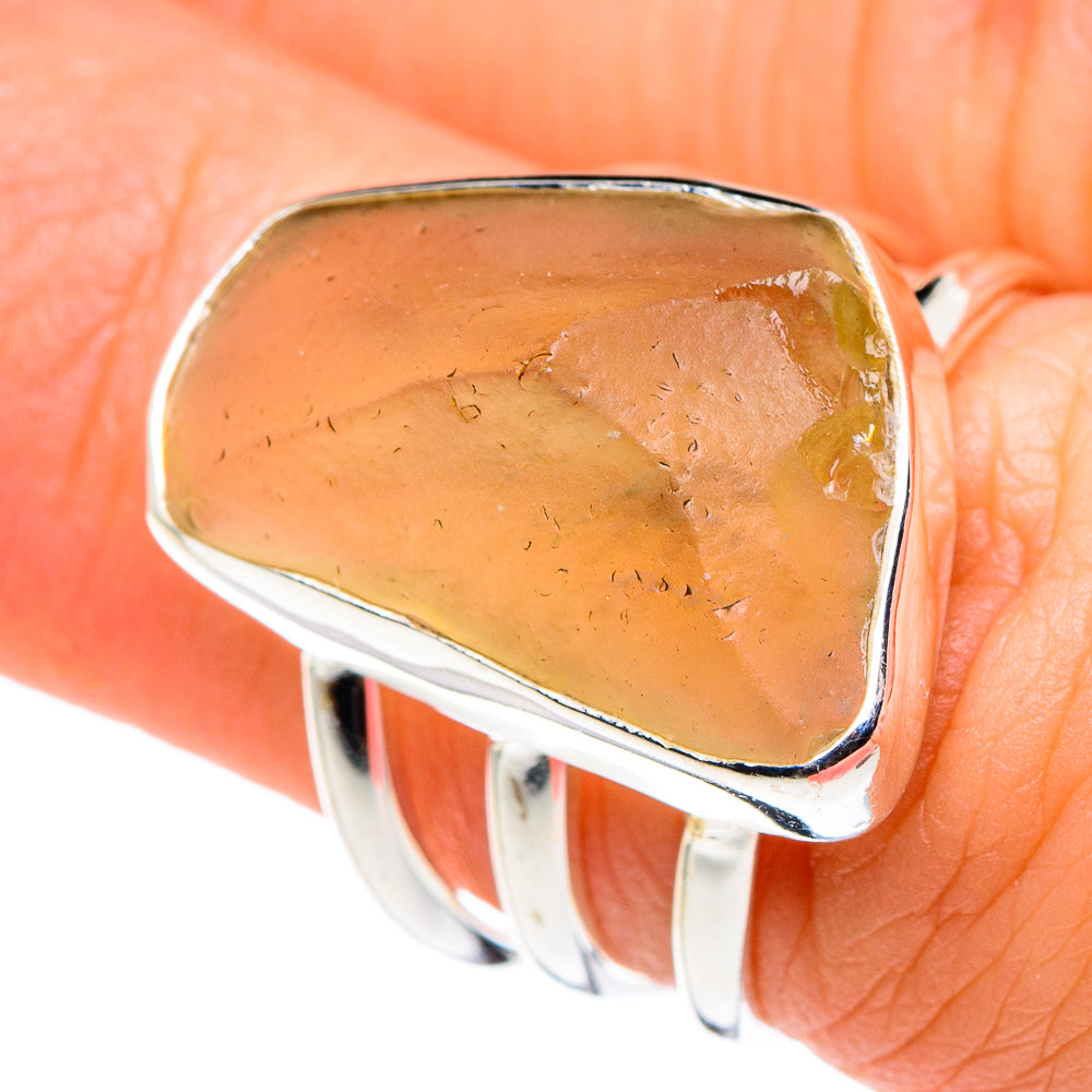 Libyan Glass Rings handcrafted by Anasilvercos - RING89080