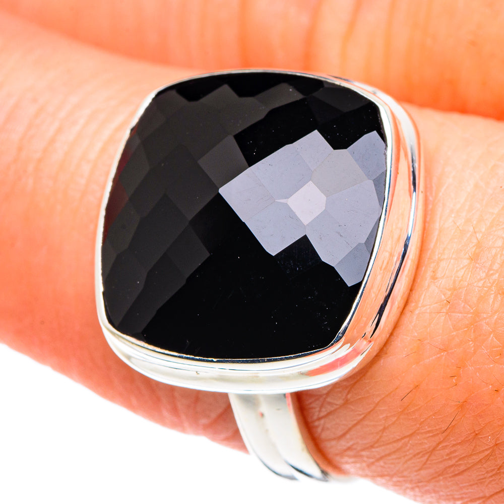 Black Onyx Rings handcrafted by Anasilvercos - RING89092