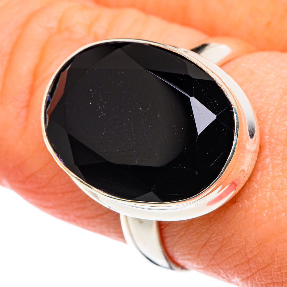 Black Onyx Rings handcrafted by Anasilvercos - RING89093