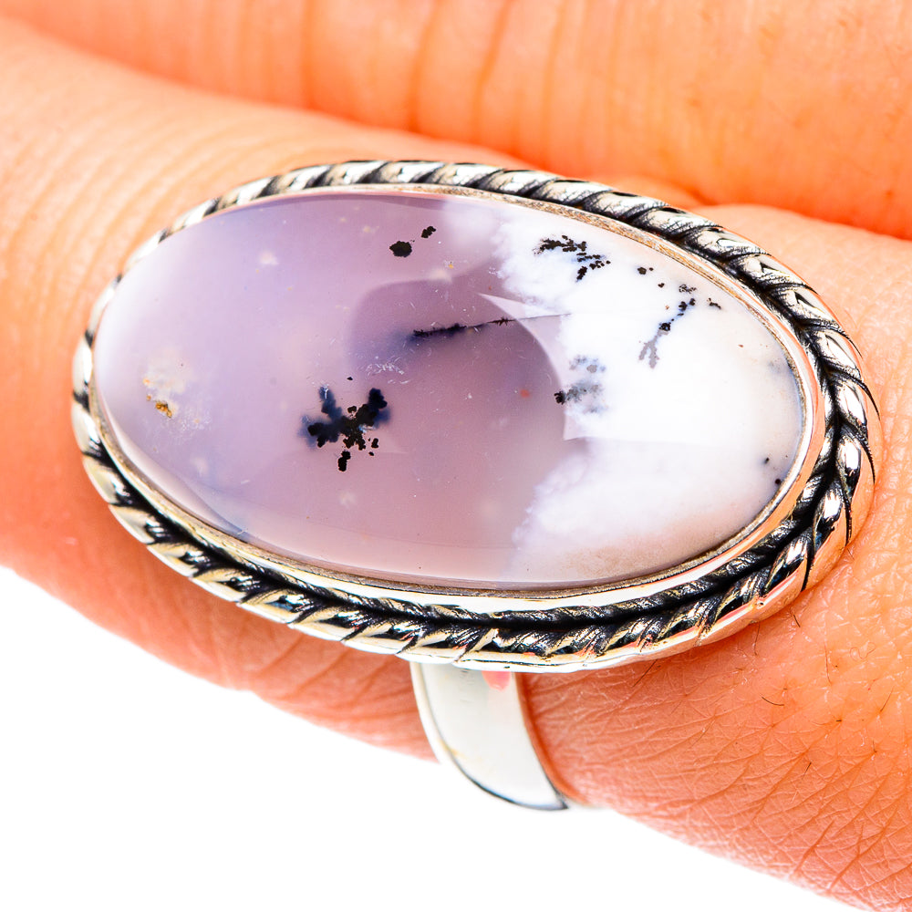 Dendritic Opal Rings handcrafted by Anasilvercos - RING89094
