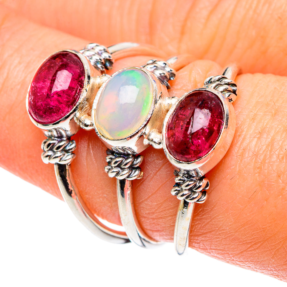 Ethiopian Opal Rings handcrafted by Anasilvercos - RING89100