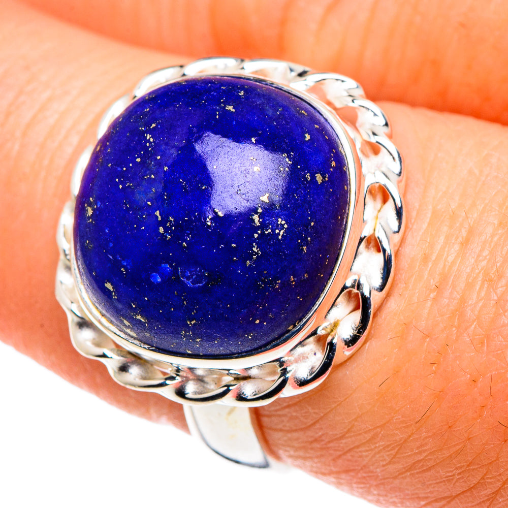 Lapis Lazuli Rings handcrafted by Anasilvercos - RING89105