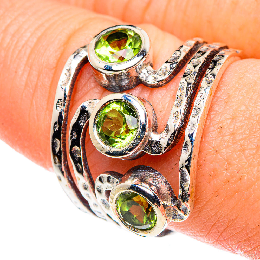 Peridot Rings handcrafted by Anasilvercos - RING89110