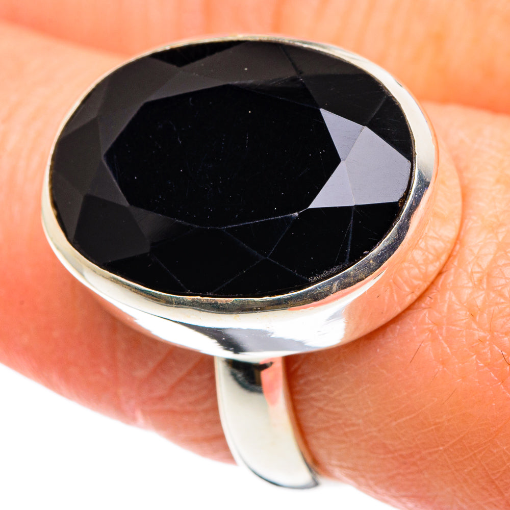 Black Onyx Rings handcrafted by Anasilvercos - RING89129