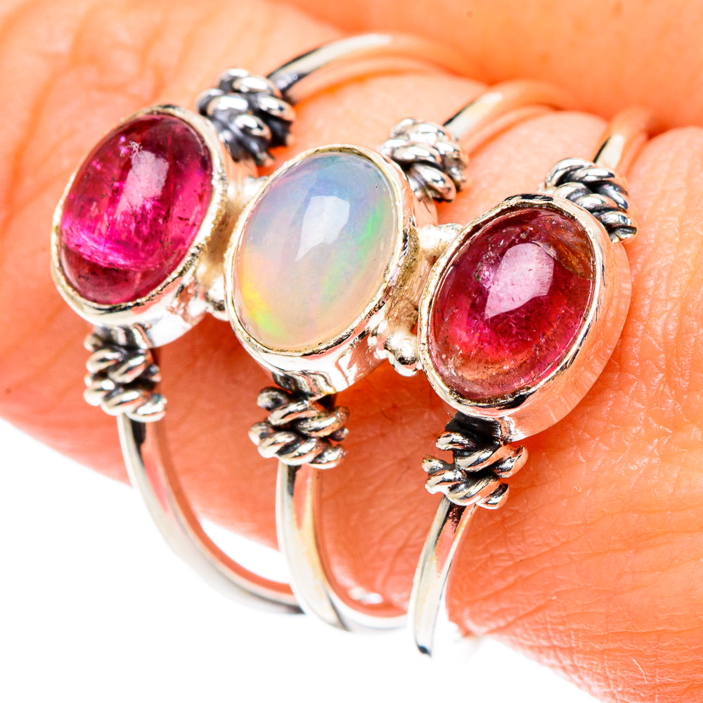 Ethiopian Opal Rings handcrafted by Anasilvercos - RING89136
