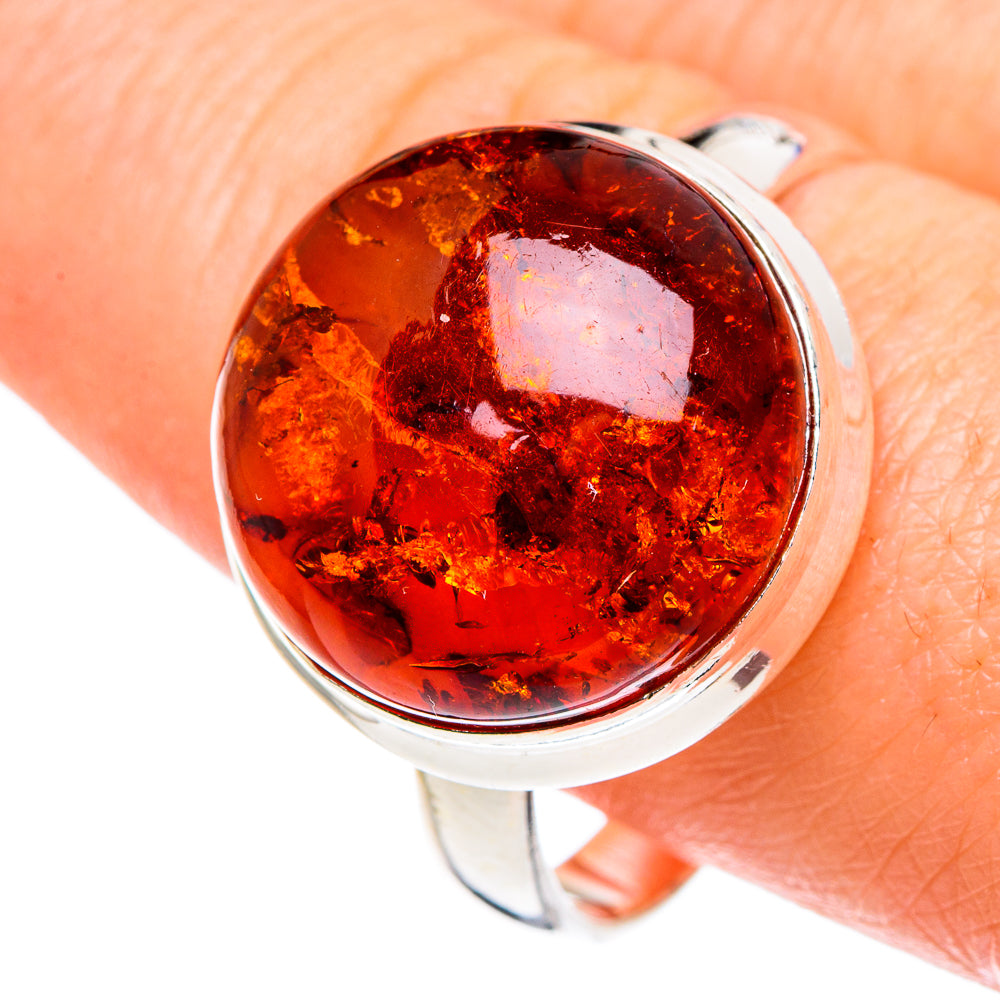 Baltic Amber Rings handcrafted by Anasilvercos - RING89151