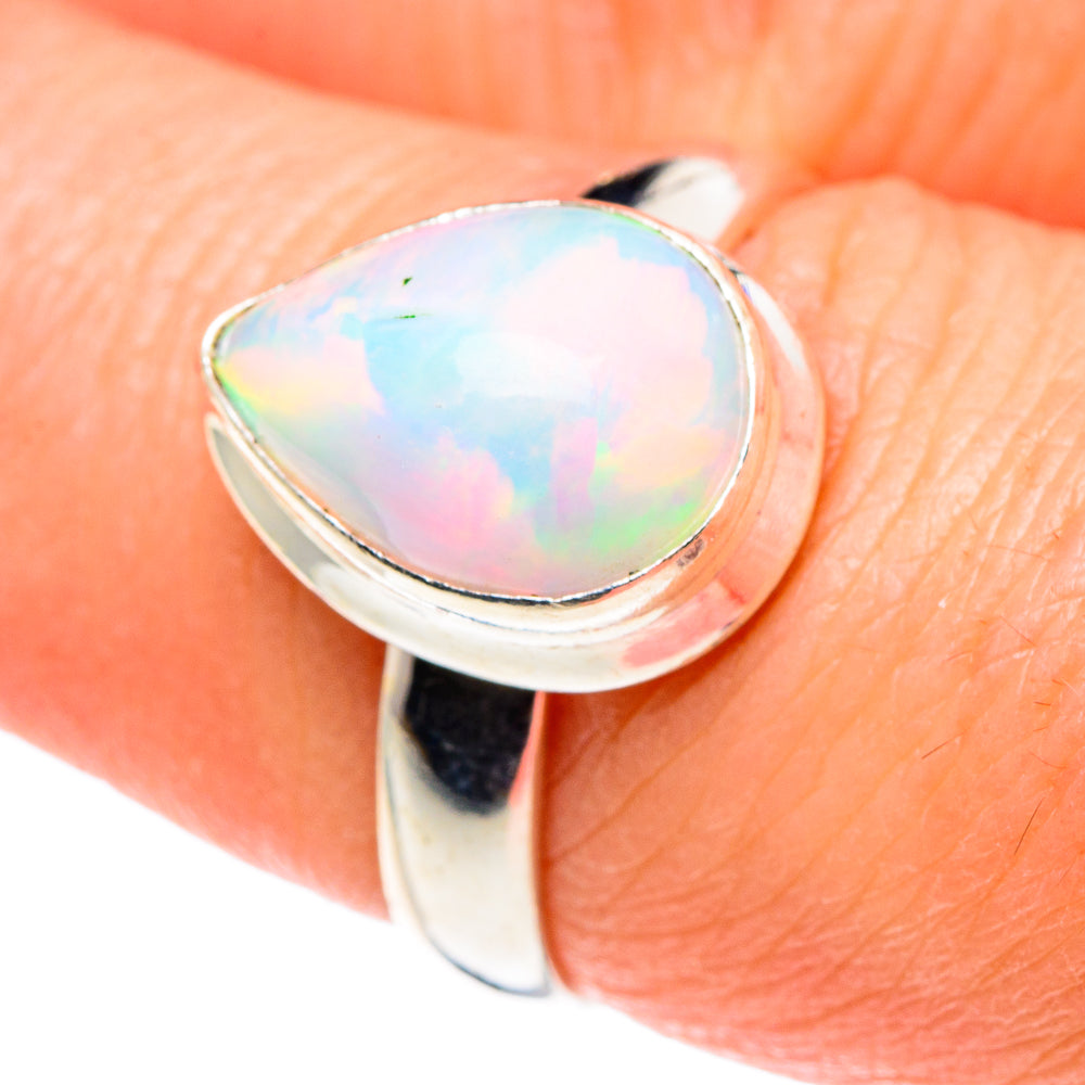 Ethiopian Opal Rings handcrafted by Anasilvercos - RING89167