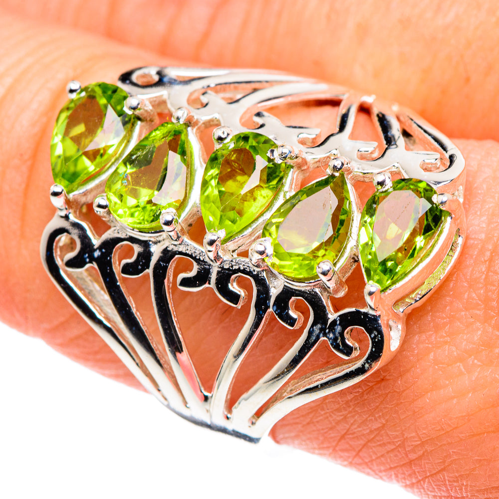 Peridot Rings handcrafted by Anasilvercos - RING89179