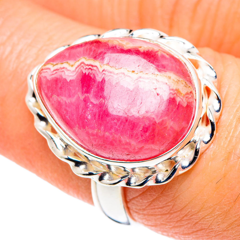 Rhodochrosite Rings handcrafted by Anasilvercos - RING89186