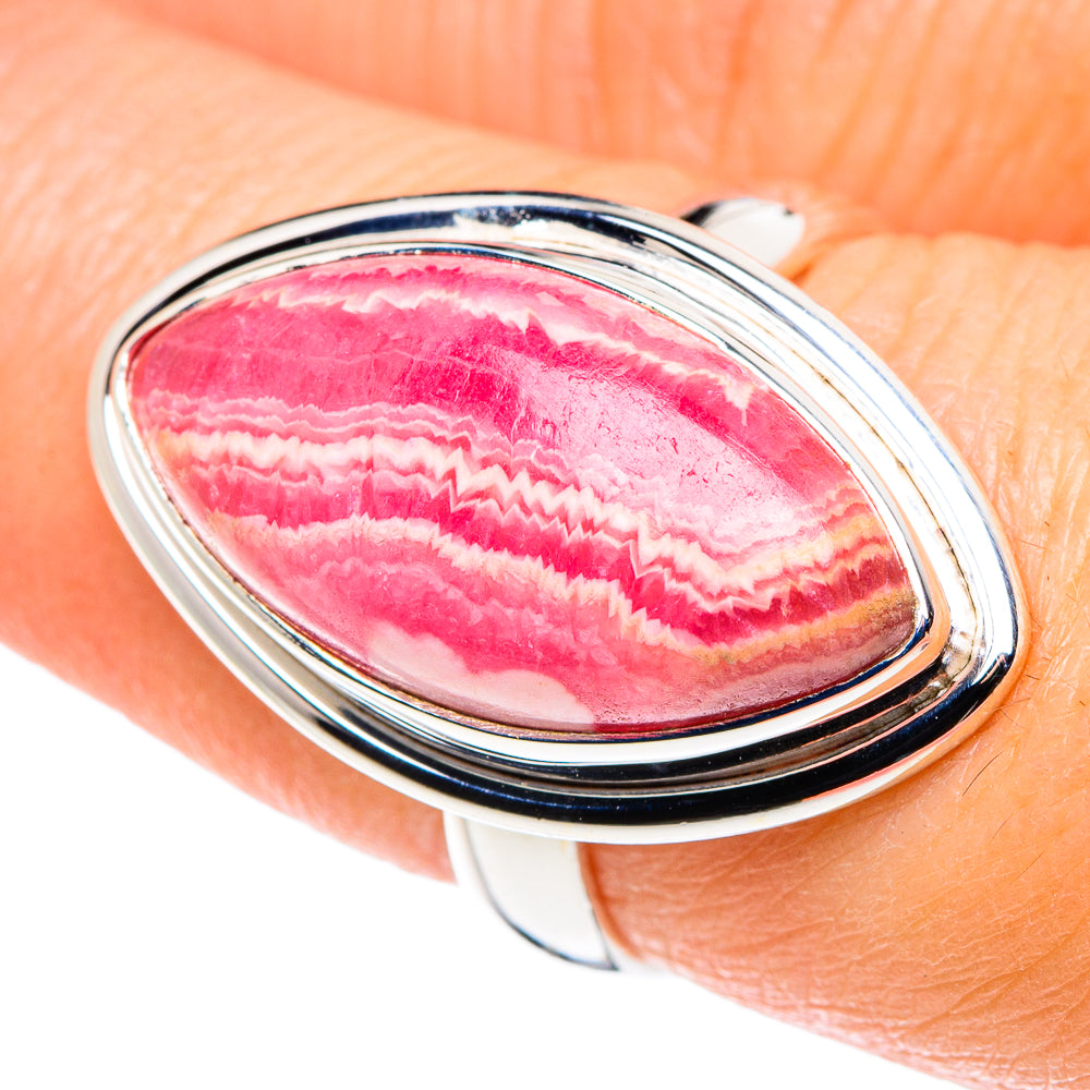 Rhodochrosite Rings handcrafted by Anasilvercos - RING89189
