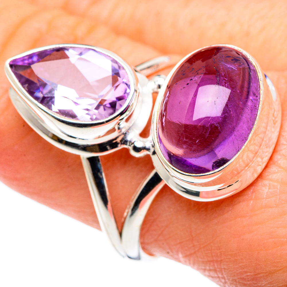 Amethyst Rings handcrafted by Anasilvercos - RING89190