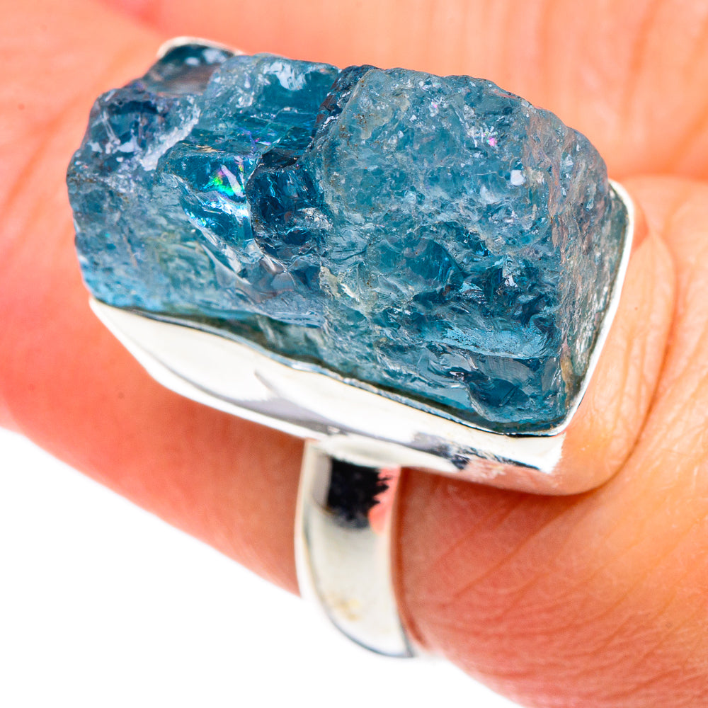 Aquamarine Rings handcrafted by Anasilvercos - RING89200