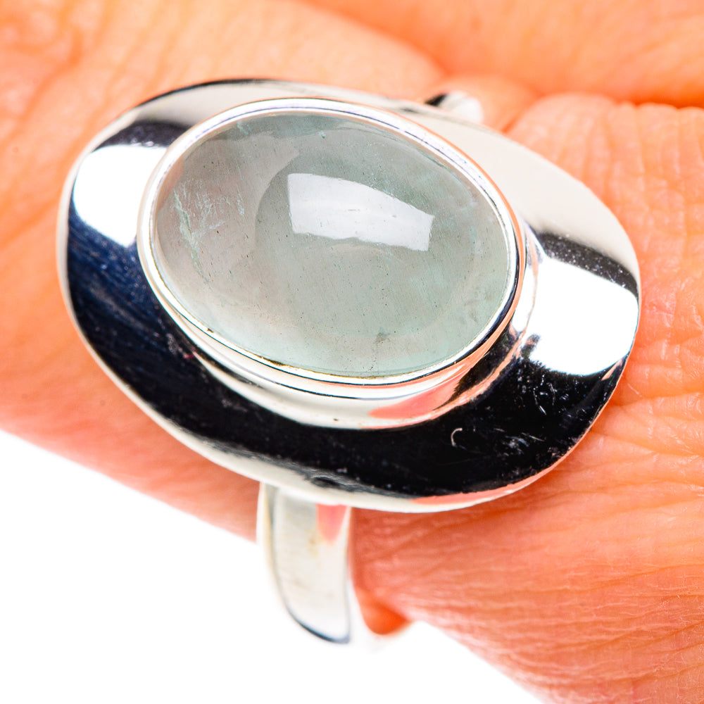 Aqua Chalcedony Rings handcrafted by Anasilvercos - RING89202