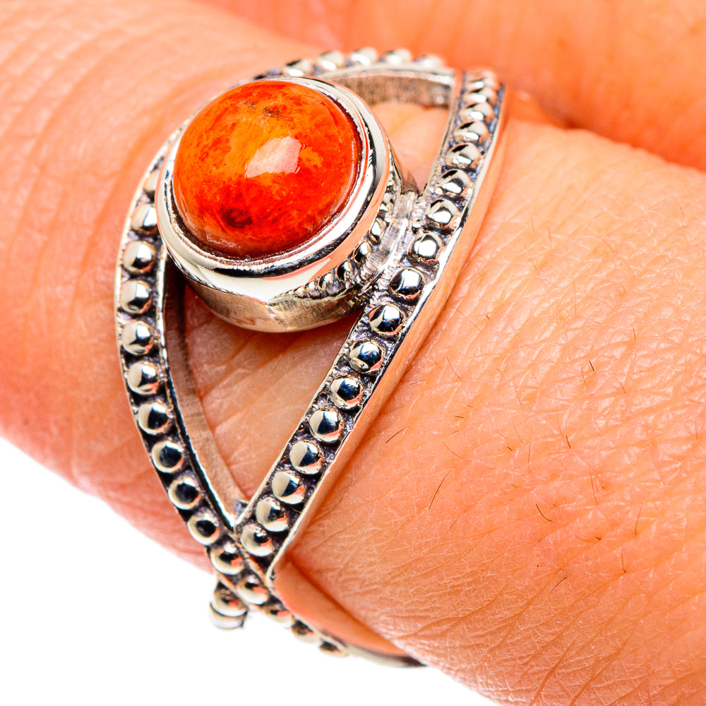 Sponge Coral Rings handcrafted by Anasilvercos - RING89210