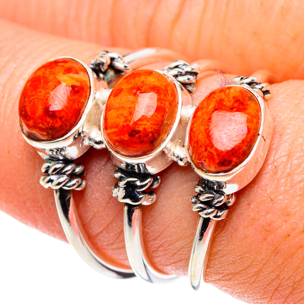 Sponge Coral Rings handcrafted by Anasilvercos - RING89212
