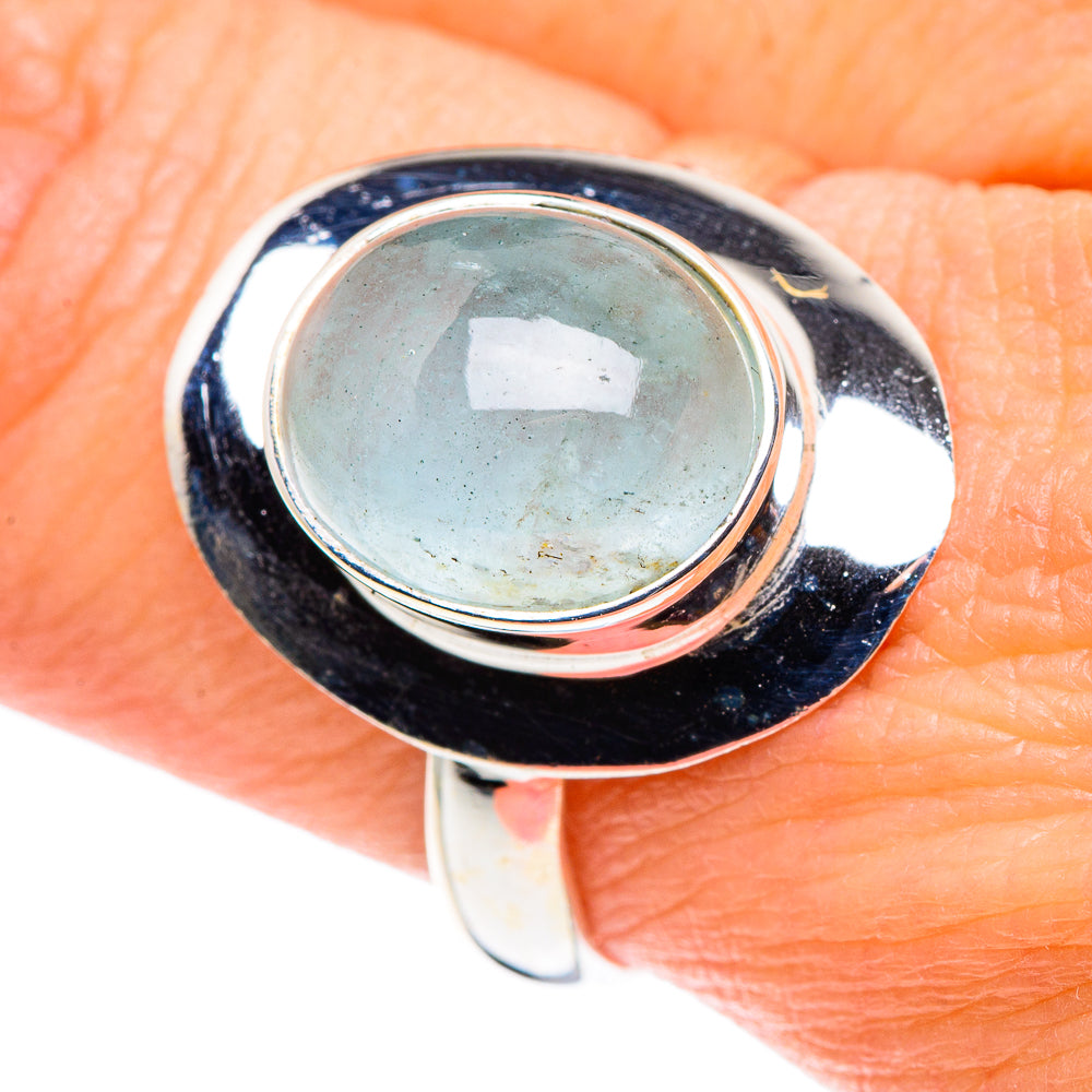 Aquamarine Rings handcrafted by Anasilvercos - RING89231