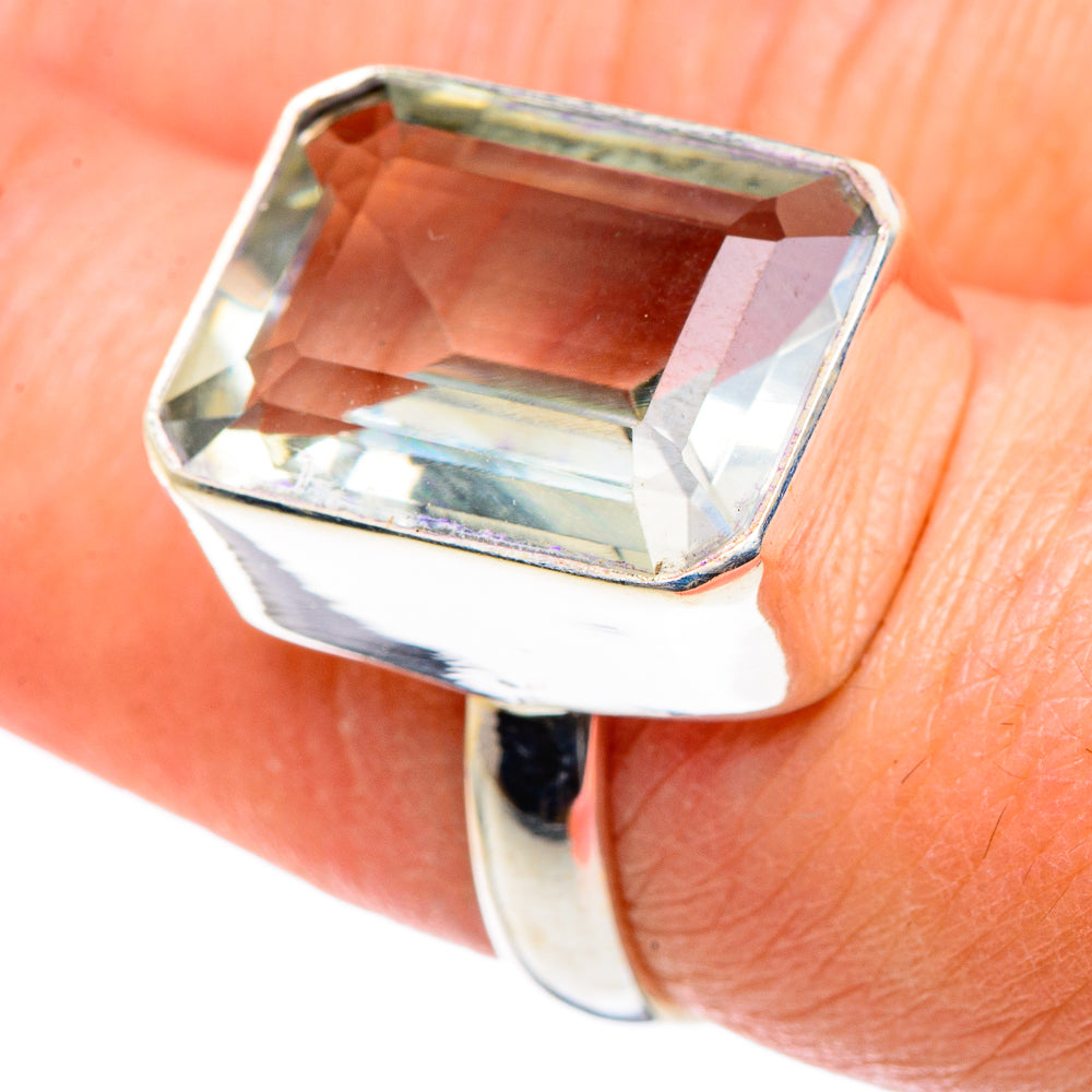 White Quartz Rings handcrafted by Anasilvercos - RING89238