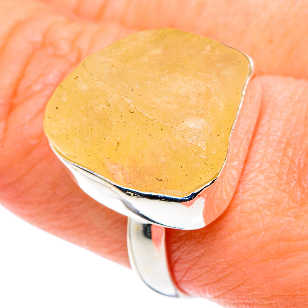 Libyan Glass Rings handcrafted by Anasilvercos - RING89239