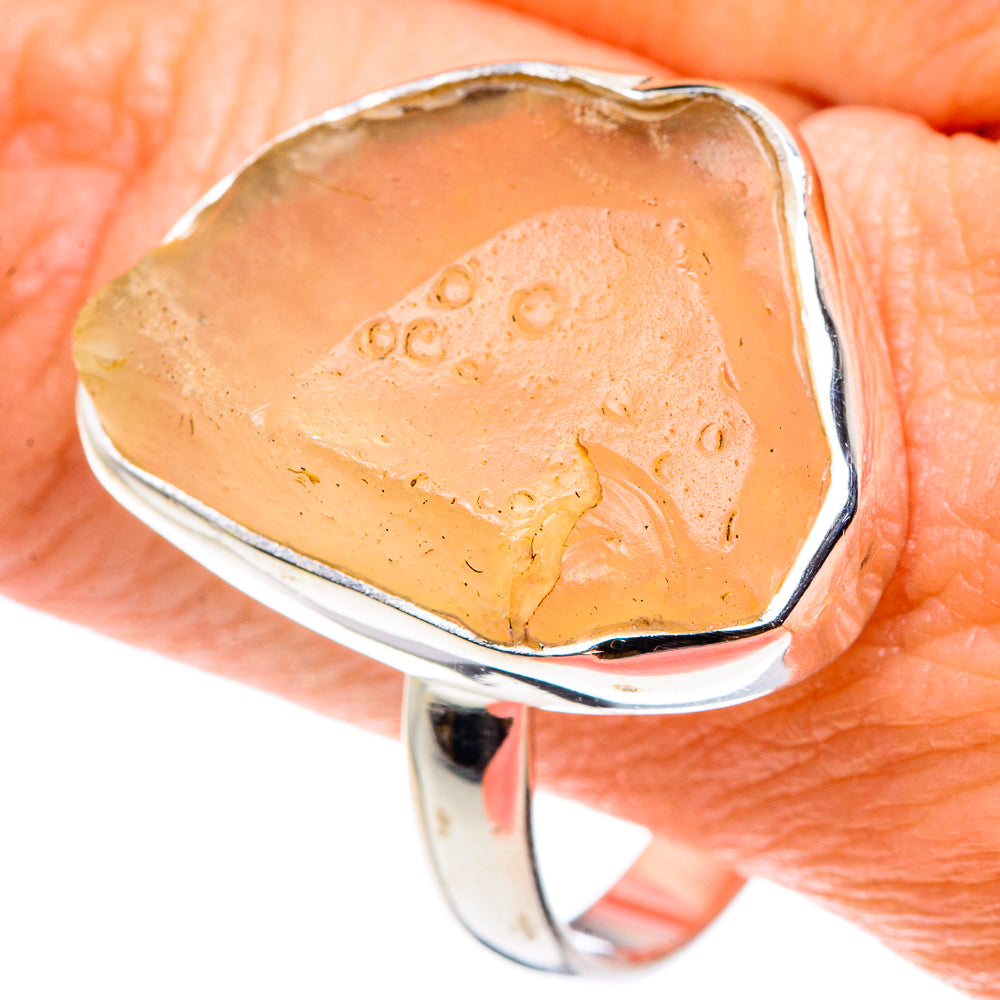 Libyan Glass Rings handcrafted by Anasilvercos - RING89240