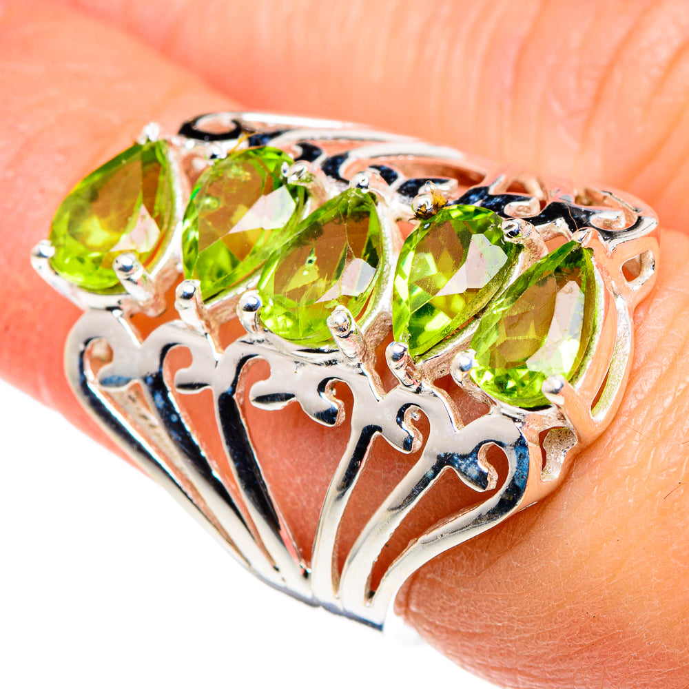 Peridot Rings handcrafted by Anasilvercos - RING89262