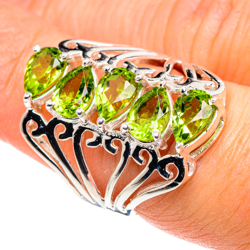 Peridot Rings handcrafted by Anasilvercos - RING89283