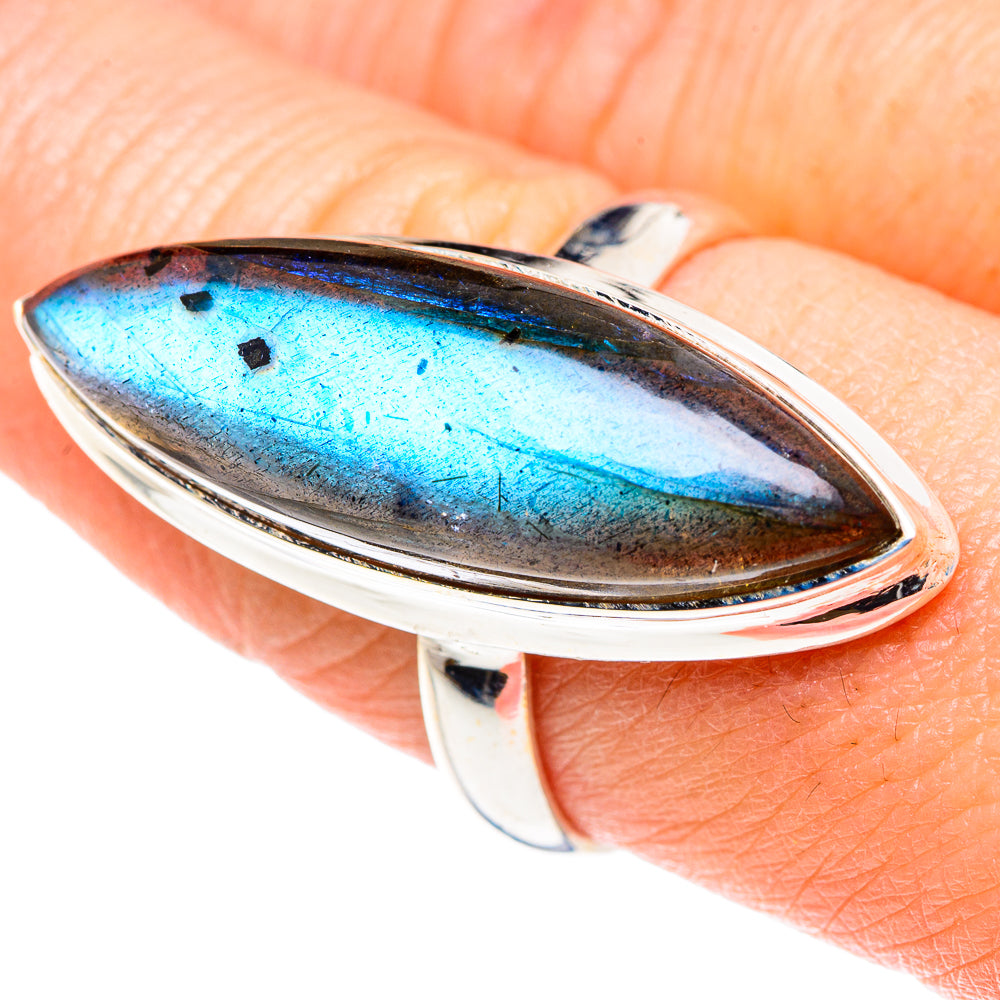 Labradorite Rings handcrafted by Anasilvercos - RING89295