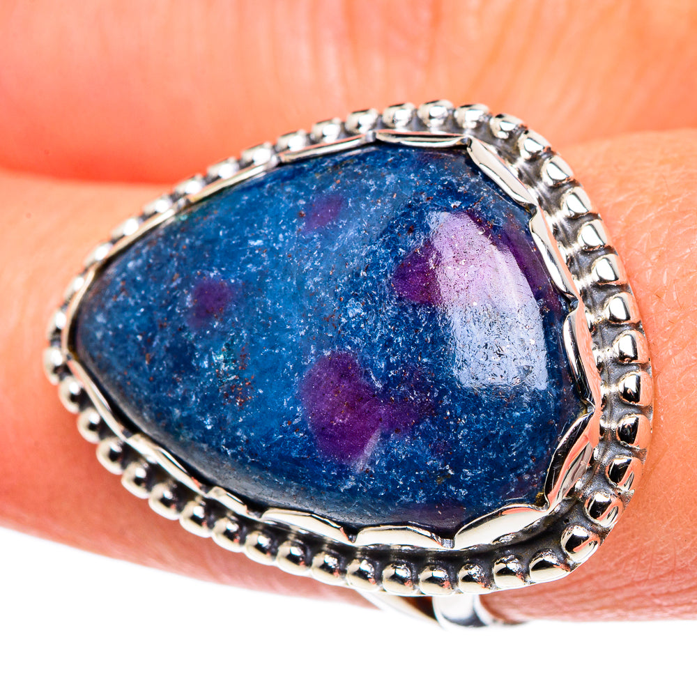 Ruby Fuchsite Rings handcrafted by Anasilvercos - RING89330