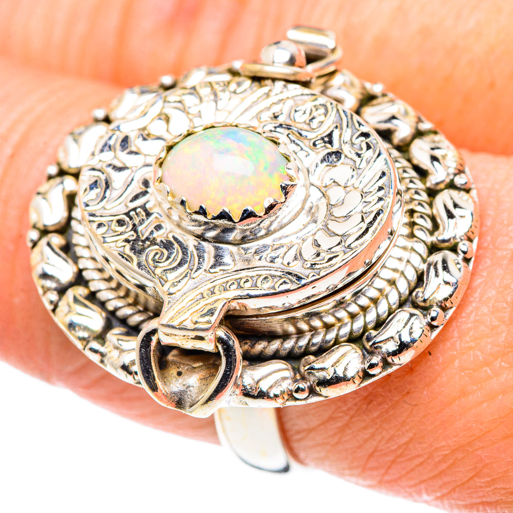 Ethiopian Opal Rings handcrafted by Anasilvercos - RING89359