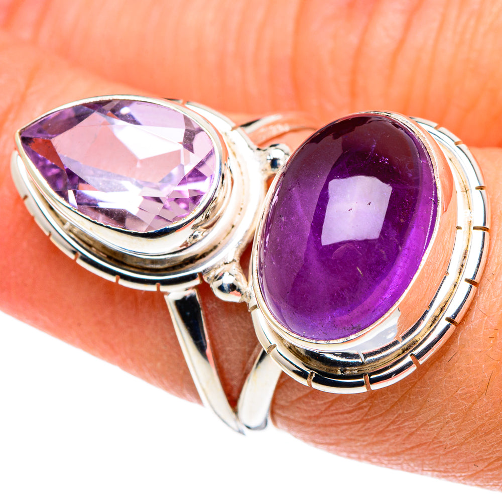 Amethyst Rings handcrafted by Anasilvercos - RING89372