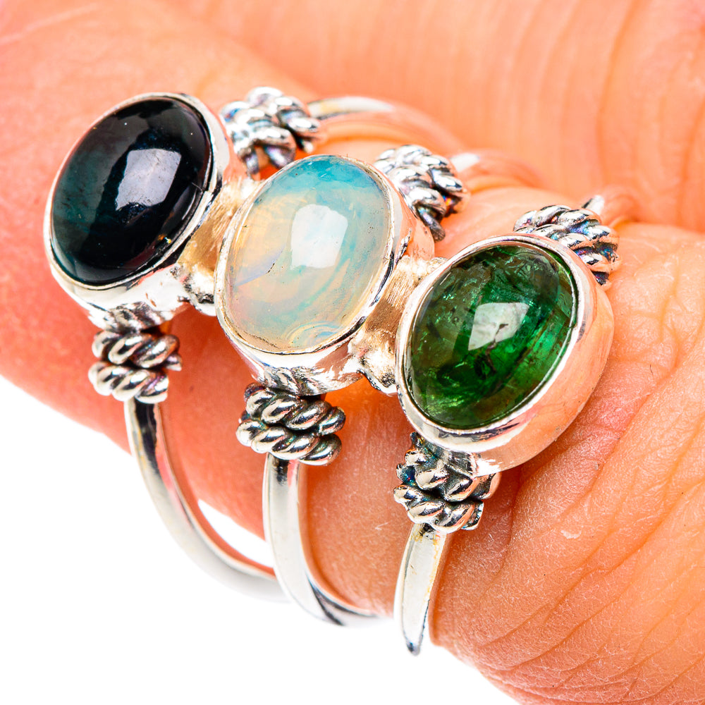 Ethiopian Opal Rings handcrafted by Anasilvercos - RING89405
