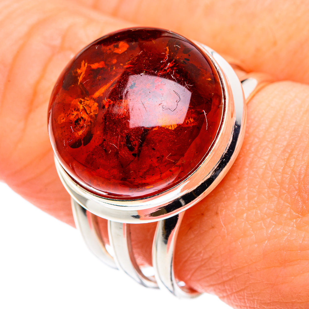 Baltic Amber Rings handcrafted by Anasilvercos - RING89424