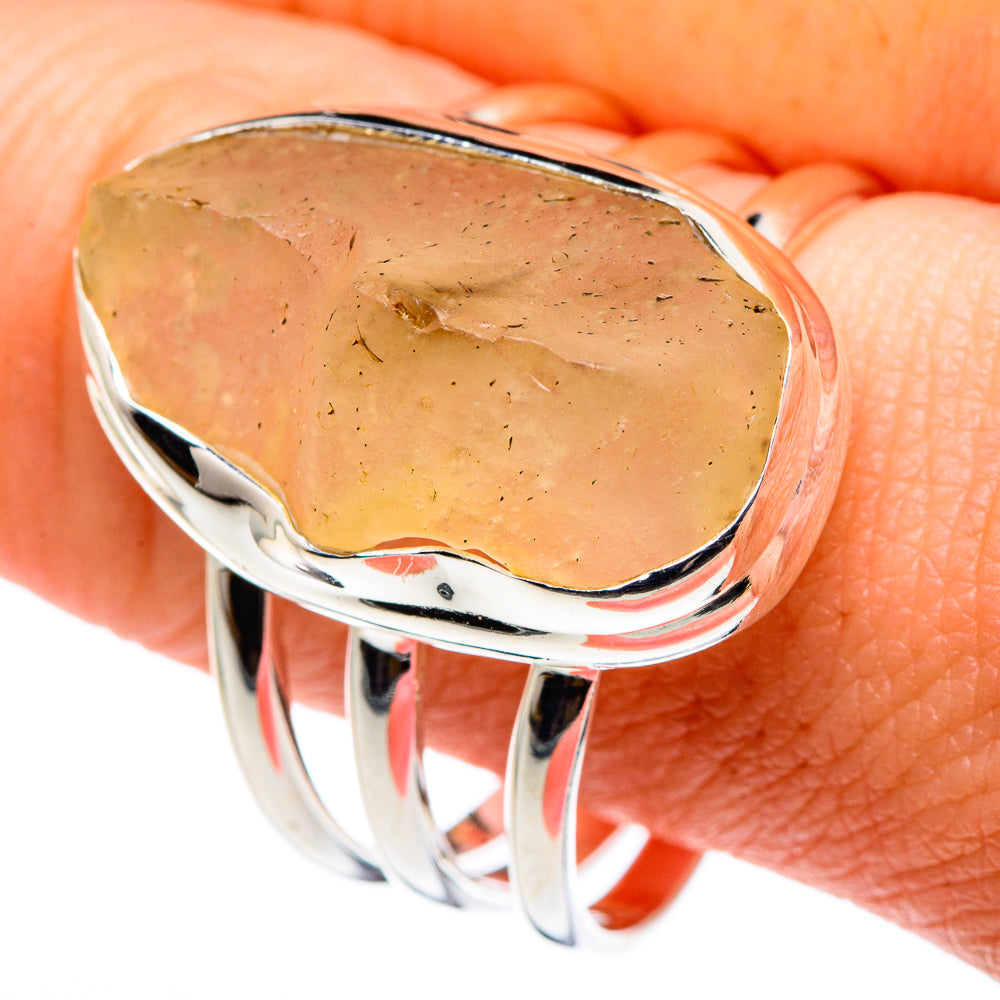 Libyan Glass Rings handcrafted by Anasilvercos - RING89426