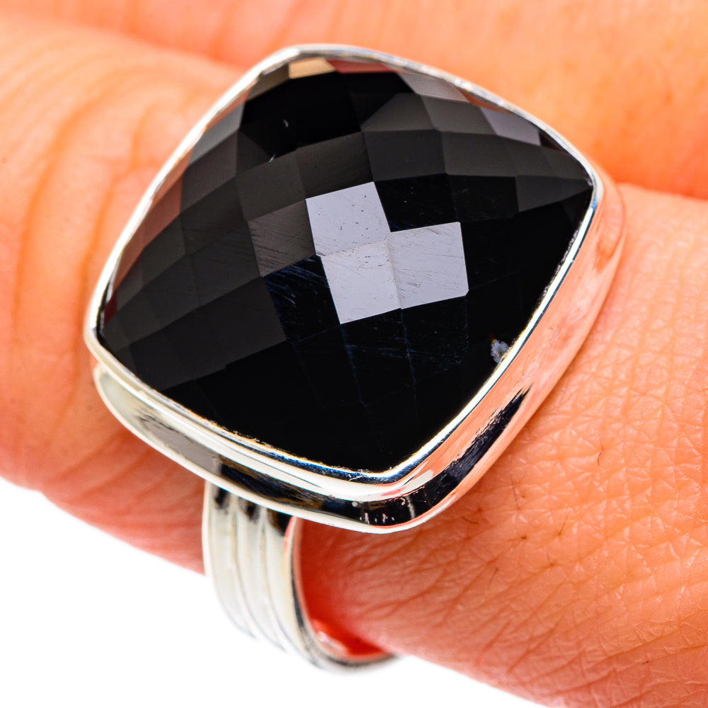 Black Onyx Rings handcrafted by Anasilvercos - RING89434