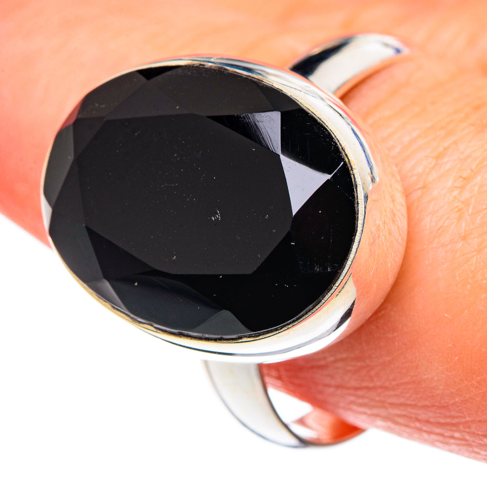 Black Onyx Rings handcrafted by Anasilvercos - RING89435