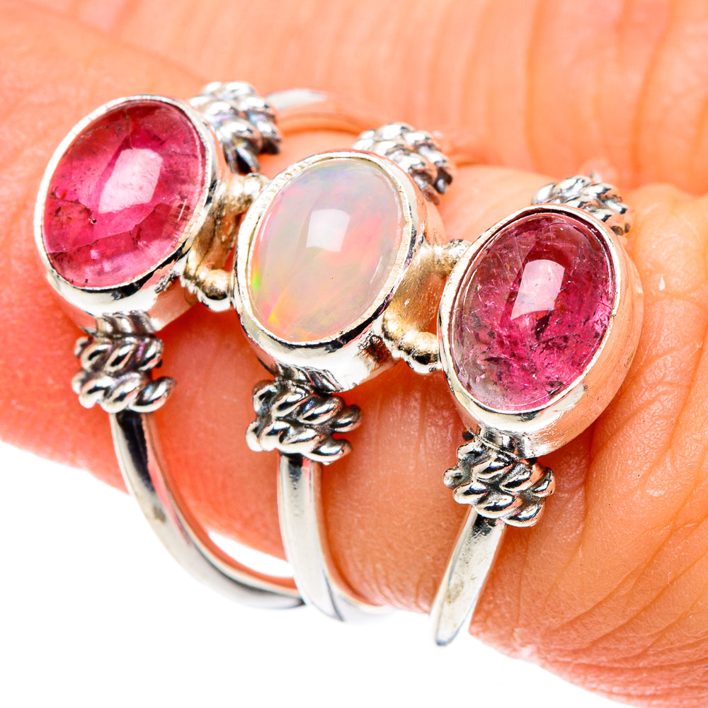 Ethiopian Opal Rings handcrafted by Anasilvercos - RING89440