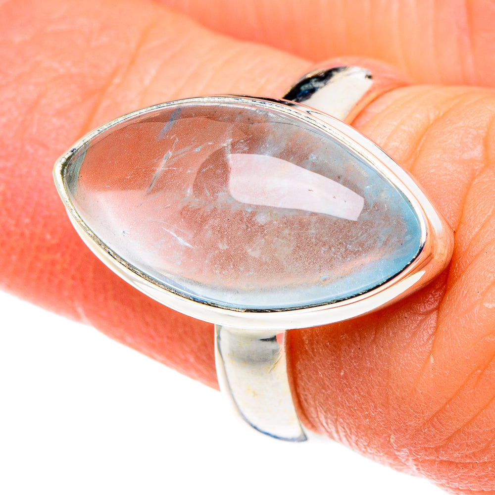 Aquamarine Rings handcrafted by Anasilvercos - RING89445